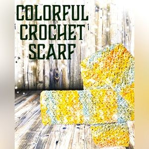 Colorful handmade scarf